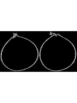 Sterling Filigree Anklets (Price Per Pair)