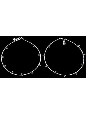 Sterling Anklets (Price Per Pair)