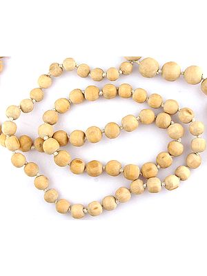 Tulsi (Holy Basil) Rosary with 108 Beads for Chanting Mantras and Syllables or Name of God
