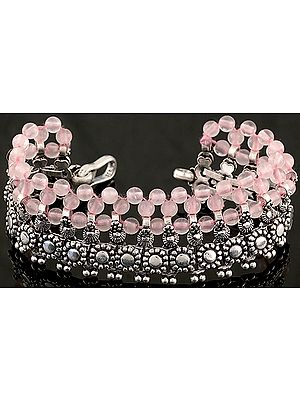 Rose Quartz Beaded Bracelet