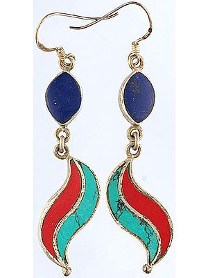 Nepalese Inlay Earrings