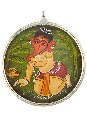 Lord Ganesha Eating Modak