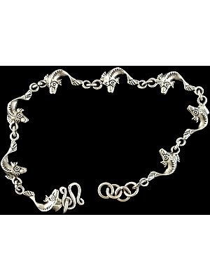 Sterling Fish Bracelet