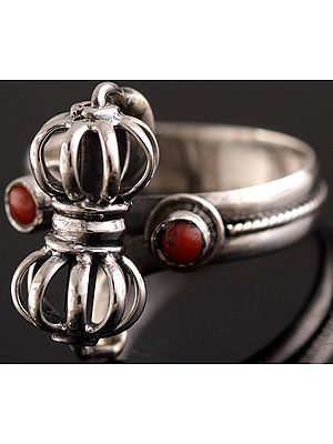 Coral Dorje Ring