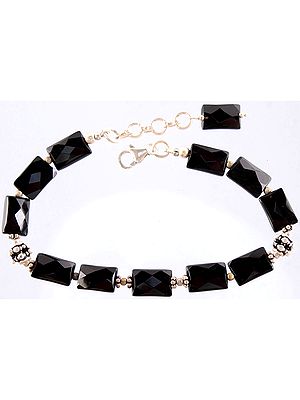 Faceted Black Onyx Bracelet