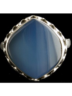 Blue Chalcedony Ring
