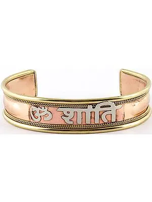 Om Shanti bracelet