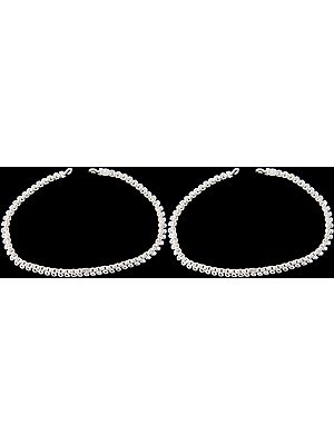 Silver Anklets (Price Per Pair)