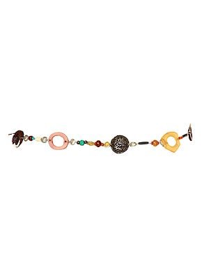 Multi-color Beaded Belt - belly-chain