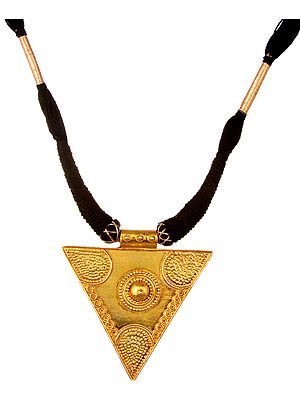 Yoni Necklace with Black Cord
