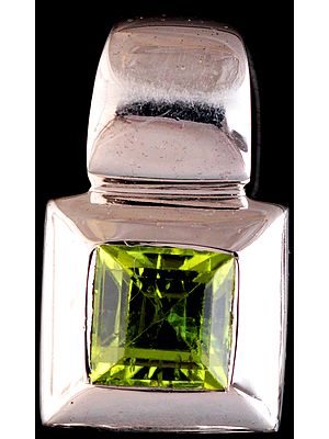 Faceted Peridot Pendant