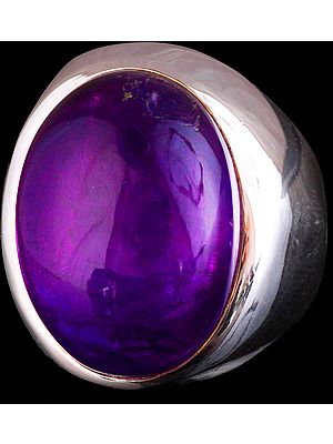 Amethyst Men's Ring