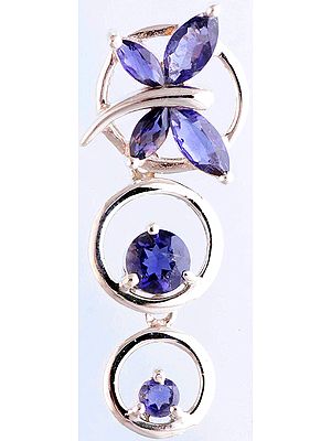 Faceted Iolite Pendant