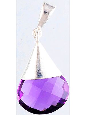 Faceted Amethyst Pendant