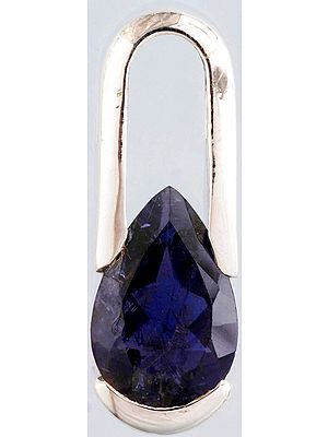 Faceted Iolite Pendant