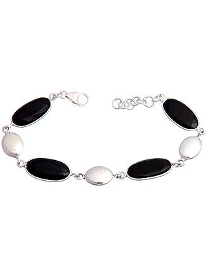 Faceted Black Onyx Bracelet