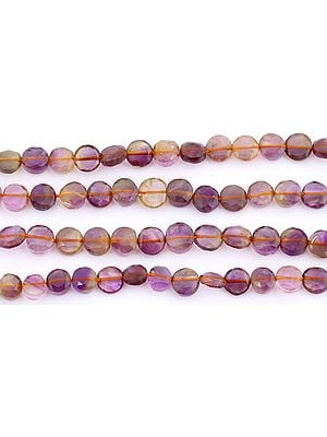 Faceted Ametrine Coins