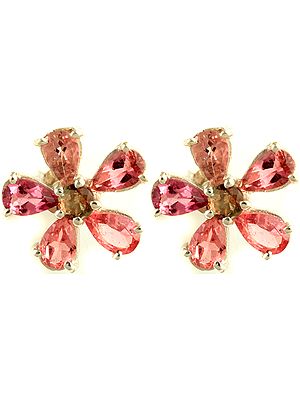 Faceted Pink Tourmaline Tops