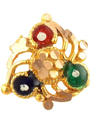 Meenakari Nose Ring