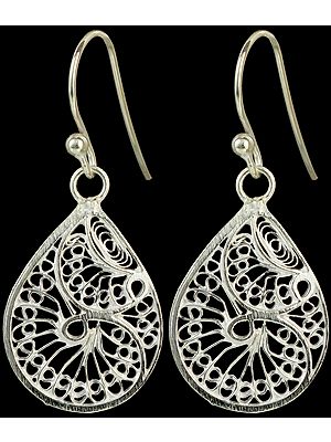 Sterling Lattice Earrings