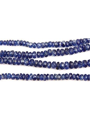Faceted Kyanite Rondells