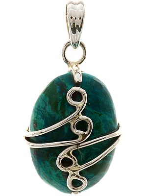 Azure Malachite Pendant