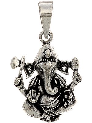 Sterling Lord Ganesha Pendant