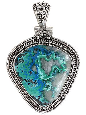 Azure Malachite Pendant