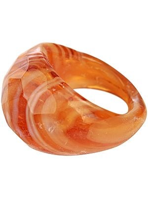 Rust Glass Ring