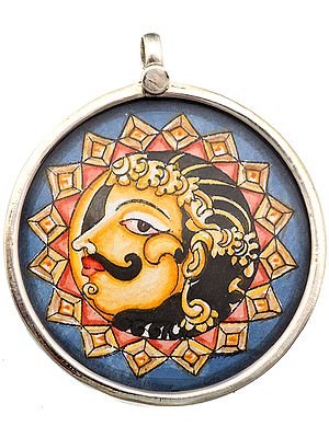 Man with Moustache in Profile (Pendant)