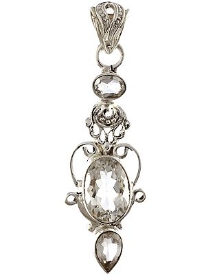 Faceted Crystal Pendant