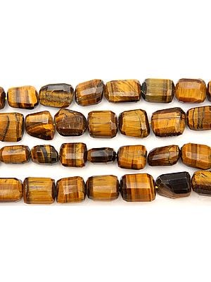 Faceted Tiger Eye Large Tumbles