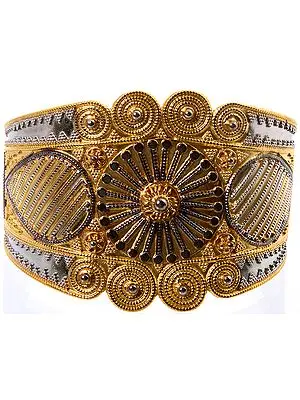 Sterling Gold Plated Cuff Bracelet