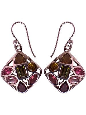 Faceted Tourmaline Earrings