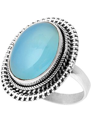 Blue Chalcedony Ring
