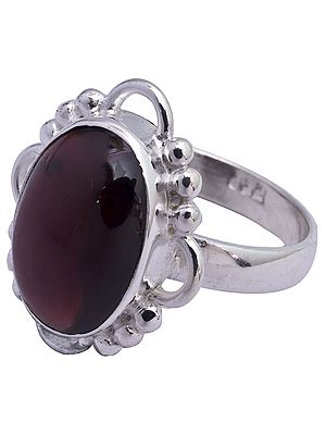 Garnet Oval Ring