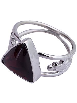 Garnet Rectangular Ring