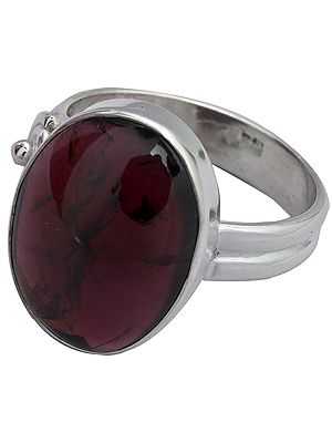 Garnet Oval Ring