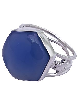 Blue Chalcedony Ring