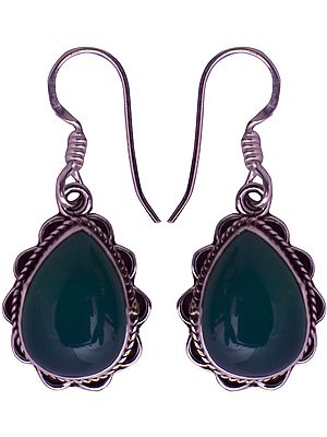 Green Onyx Earrings