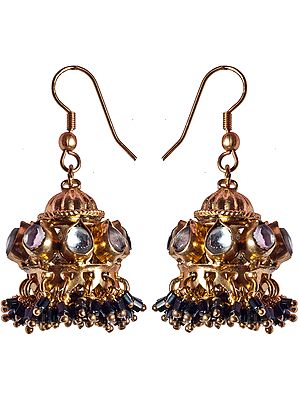 Kundan Jhumka Earrings