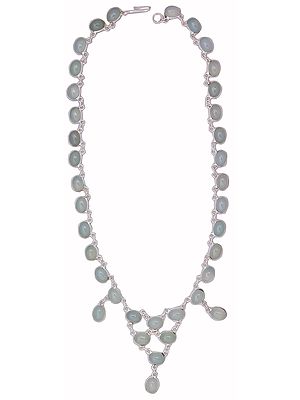 Blue Chalcedony Necklace