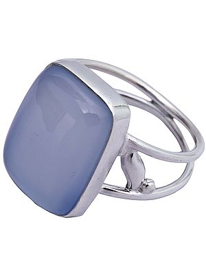 Blue Chalcedony Ring