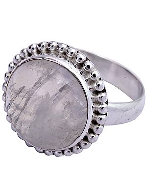 Rainbow Moonstone Ring