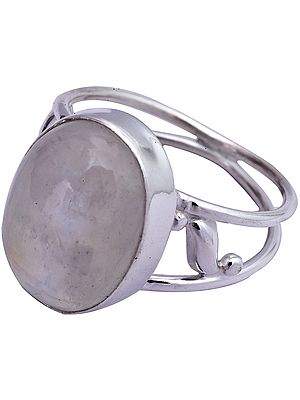 Rainbow Moonstone Ring