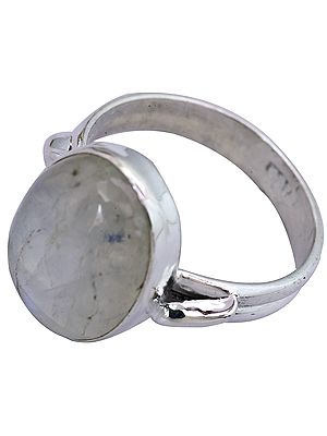 Rainbow Moonstone Ring