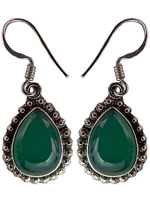 Green Onyx Earrings