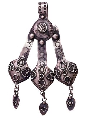 Sterling Ethnic Pendant from Rajasthan