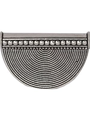 Sterling Semi-Circular Shape Pendant