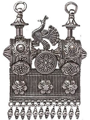 Finely Crafted Sterling Peacock Pendant